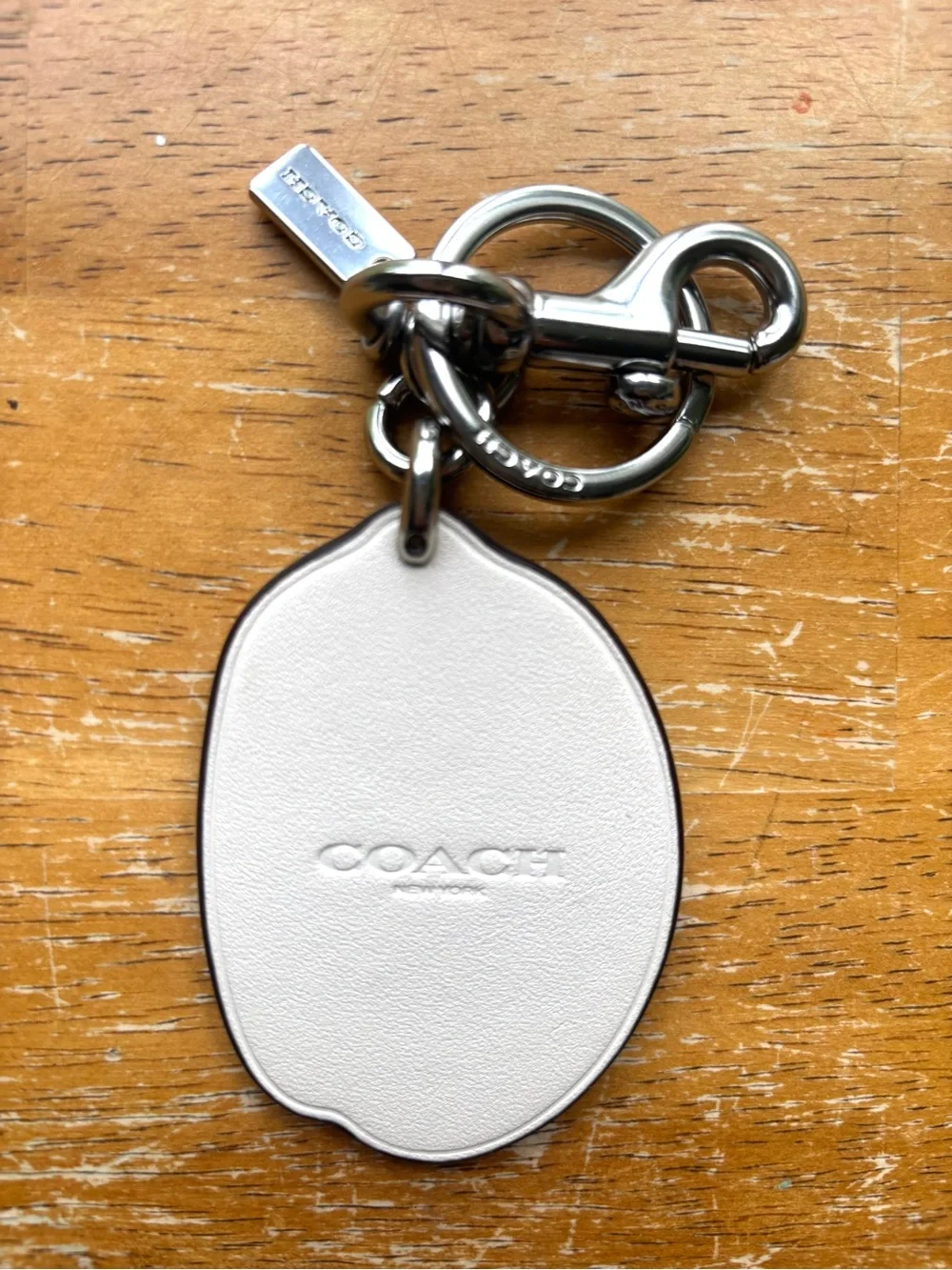 Coach Lemon NYC Keychain Bag Charm